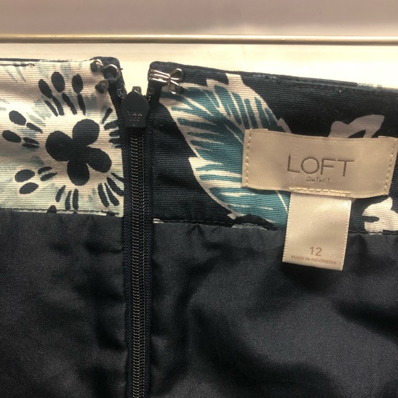 Loft Outlet summer skirt size 12 - Picture 3 of 4